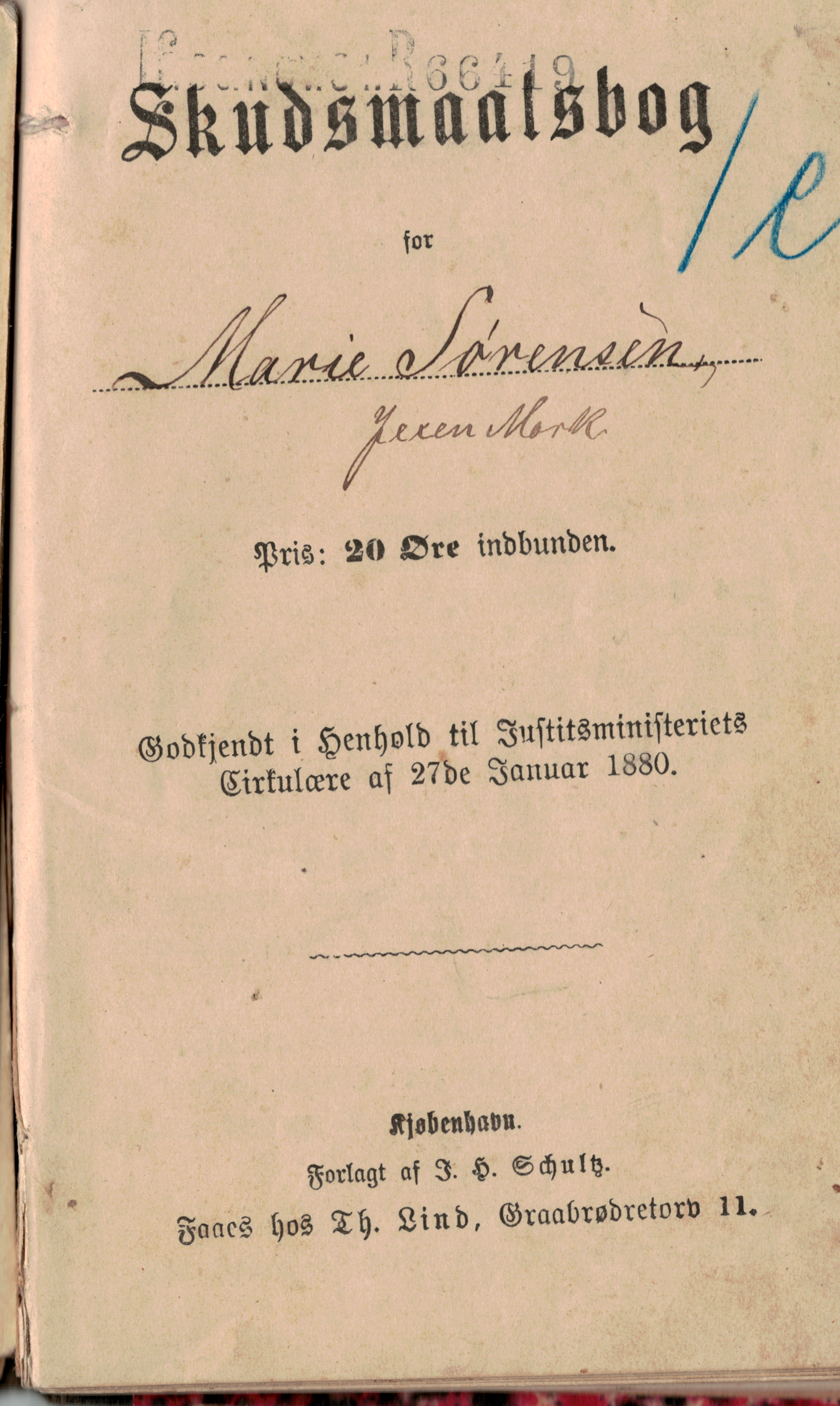 Srensen, Marie - Skudsmlsbog