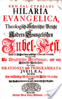 Hilaria evangelica: oder ... Bericht vom andern evangelischen Jubelfest 1717 ( uddrag )
